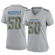 Women's Nike Los Angeles Chargers Caleb Murphy Gray Atmosphere Fashion Jersey - Game