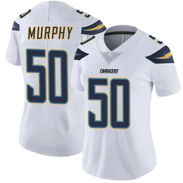 Women's Nike Los Angeles Chargers Caleb Murphy White Vapor Untouchable Jersey - Limited