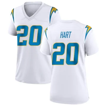 Women's Nike Los Angeles Chargers Cam Hart White Jersey - Game