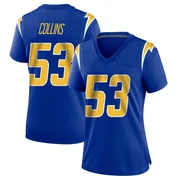 Women's Nike Los Angeles Chargers Chris Collins Royal 2nd Alternate Jersey - Game