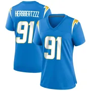 Women's Nike Los Angeles Chargers Christopher Hinton Blue Powder Alternate Jersey - Game