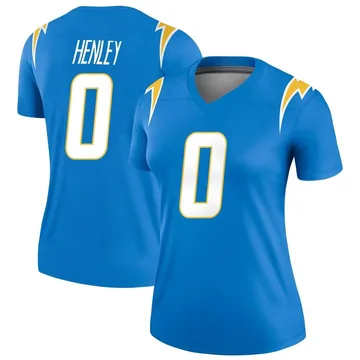 Women's Nike Los Angeles Chargers Daiyan Henley Blue Powder Jersey - Legend