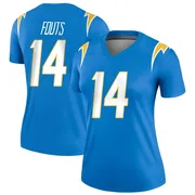 Women's Nike Los Angeles Chargers Dan Fouts Blue Powder Jersey - Legend