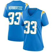 Women's Nike Los Angeles Chargers Deane Leonard Blue Powder Alternate Jersey - Game