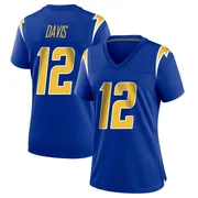 Women's Nike Los Angeles Chargers Derius Davis Royal 2nd Alternate Jersey - Game