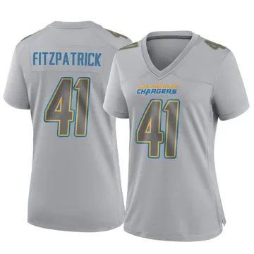 Women's Nike Los Angeles Chargers Dez Fitzpatrick Gray Atmosphere Fashion Jersey - Game