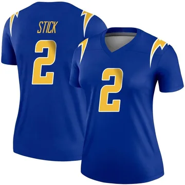 Women's Nike Los Angeles Chargers Easton Stick Royal 2nd Alternate Jersey - Legend