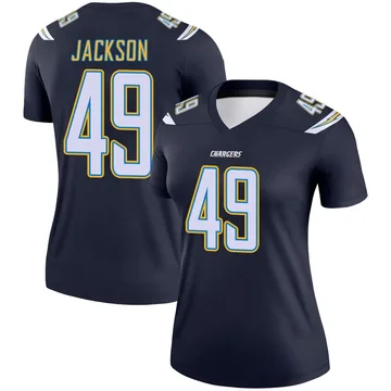 Women's Nike Los Angeles Chargers Eddie Jackson Navy Jersey - Legend