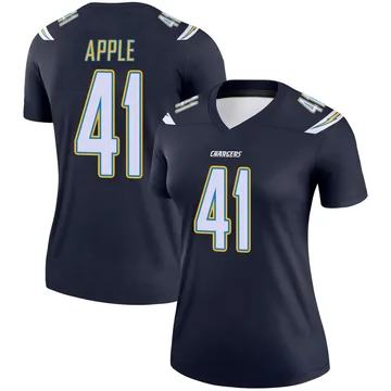 Women's Nike Los Angeles Chargers Eli Apple Navy Jersey - Legend