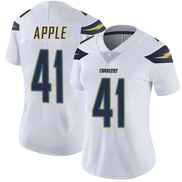 Women's Nike Los Angeles Chargers Eli Apple White Vapor Untouchable Jersey - Limited