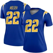 Women's Nike Los Angeles Chargers Elijah Molden Royal 2nd Alternate Jersey - Legend