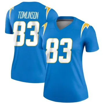 Women's Nike Los Angeles Chargers Eric Tomlinson Blue Powder Jersey - Legend