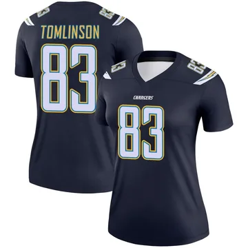 Women's Nike Los Angeles Chargers Eric Tomlinson Navy Jersey - Legend