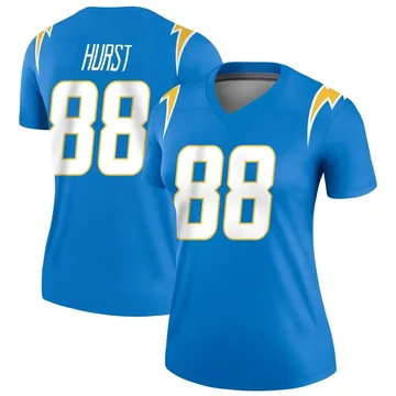 Women's Nike Los Angeles Chargers Hayden Hurst Blue Powder Jersey - Legend