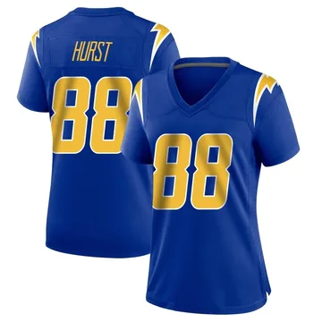 Women's Nike Los Angeles Chargers Hayden Hurst Royal 2nd Alternate Jersey - Game