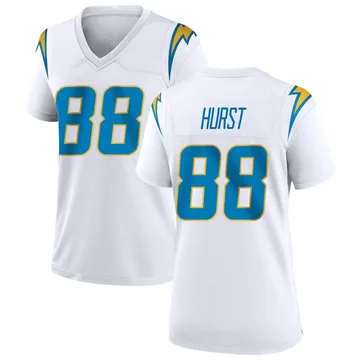 Women's Nike Los Angeles Chargers Hayden Hurst White Jersey - Game