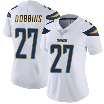 Women's Nike Los Angeles Chargers J.K. Dobbins White Vapor Untouchable Jersey - Limited