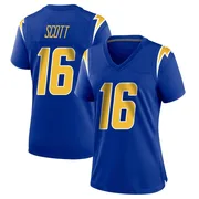 Women's Nike Los Angeles Chargers JK Scott Royal 2nd Alternate Jersey - Game