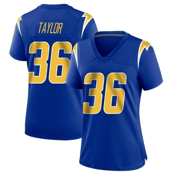 Women's Nike Los Angeles Chargers Ja'Sir Taylor Royal 2nd Alternate Jersey - Game