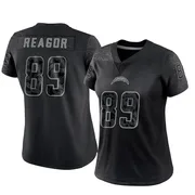 Women's Nike Los Angeles Chargers Jalen Reagor Black Reflective Jersey - Limited