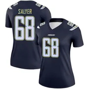 Women's Nike Los Angeles Chargers Jamaree Salyer Navy Jersey - Legend