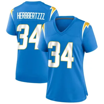 Women's Nike Los Angeles Chargers Jaret Patterson Blue Powder Alternate Jersey - Game