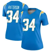 Women's Nike Los Angeles Chargers Jaret Patterson Blue Powder Jersey - Legend