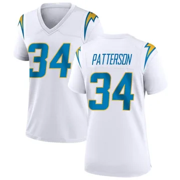 Women's Nike Los Angeles Chargers Jaret Patterson White Jersey - Game