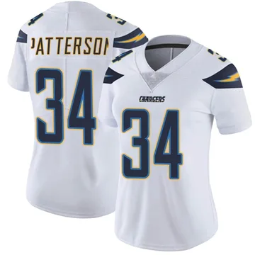 Women's Nike Los Angeles Chargers Jaret Patterson White Vapor Untouchable Jersey - Limited