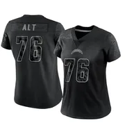 Women's Nike Los Angeles Chargers Joe Alt Black Reflective Jersey - Limited