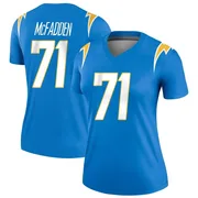 Women's Nike Los Angeles Chargers Jordan McFadden Blue Powder Jersey - Legend