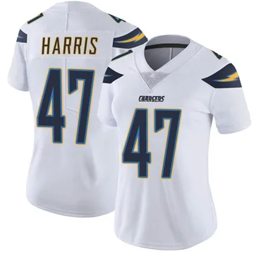 Women's Nike Los Angeles Chargers Josh Harris White Vapor Untouchable Jersey - Limited