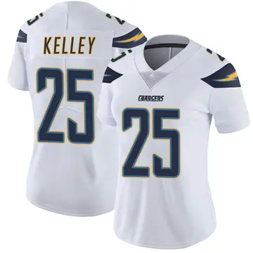 Joshua Kelley Men's Nike White Los Angeles Chargers Custom Game Jersey Size: Small