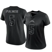 Women's Nike Los Angeles Chargers Joshua Palmer Black Reflective Jersey - Limited