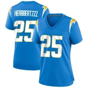 Women's Nike Los Angeles Chargers Junior Colson Blue Powder Alternate Jersey - Game