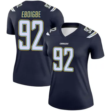 Women's Nike Los Angeles Chargers Justin Eboigbe Navy Jersey - Legend