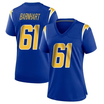 Women's Nike Los Angeles Chargers Karsen Barnhart Royal 2nd Alternate Jersey - Game