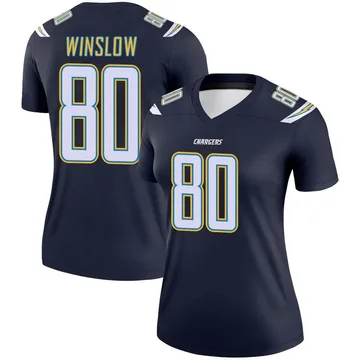 Women's Nike Los Angeles Chargers Kellen Winslow Navy Jersey - Legend