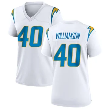 Women's Nike Los Angeles Chargers Kendall Williamson White Jersey - Game