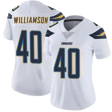 Women's Nike Los Angeles Chargers Kendall Williamson White Vapor Untouchable Jersey - Limited