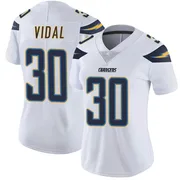 Women's Nike Los Angeles Chargers Kimani Vidal White Vapor Untouchable Jersey - Limited