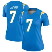 Women's Nike Los Angeles Chargers Kristian Fulton Blue Powder Jersey - Legend