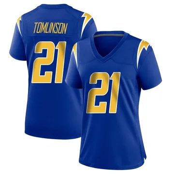 Women's Nike Los Angeles Chargers LaDainian Tomlinson Royal 2nd Alternate Jersey - Game