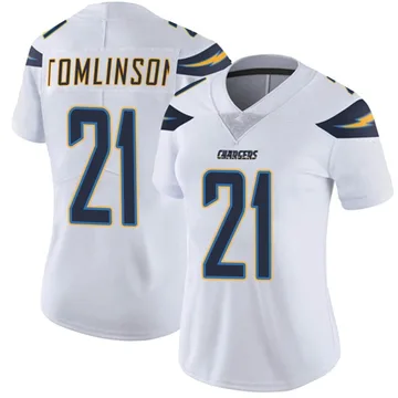 Women's Nike Los Angeles Chargers LaDainian Tomlinson White Vapor Untouchable Jersey - Limited