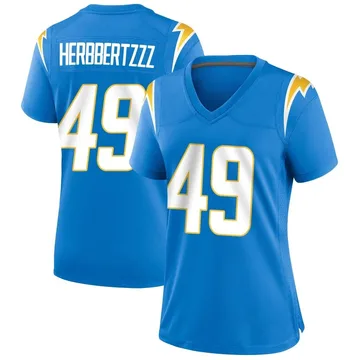 Women's Nike Los Angeles Chargers Mike Estes Blue Powder Alternate Jersey - Game