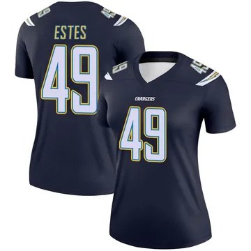 Women's Nike Los Angeles Chargers Mike Estes Navy Jersey - Legend