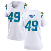 Women's Nike Los Angeles Chargers Mike Estes White Jersey - Game