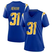 Women's Nike Los Angeles Chargers Nick Niemann Royal 2nd Alternate Jersey - Game