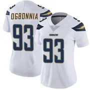 Women's Nike Los Angeles Chargers Otito Ogbonnia White Vapor Untouchable Jersey - Limited