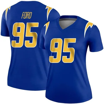 Women's Nike Los Angeles Chargers Poona Ford Royal 2nd Alternate Jersey - Legend